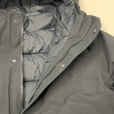 Pre-owned Arc'teryx Goose Down Gore-tex Long Patera Parka Coat Women's Sz L Black 29652