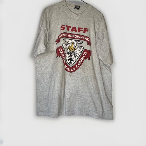 BSA Camp Arrowhead Staff Ozark Trails Council Short Sleeve T-shirt XXL TS-473