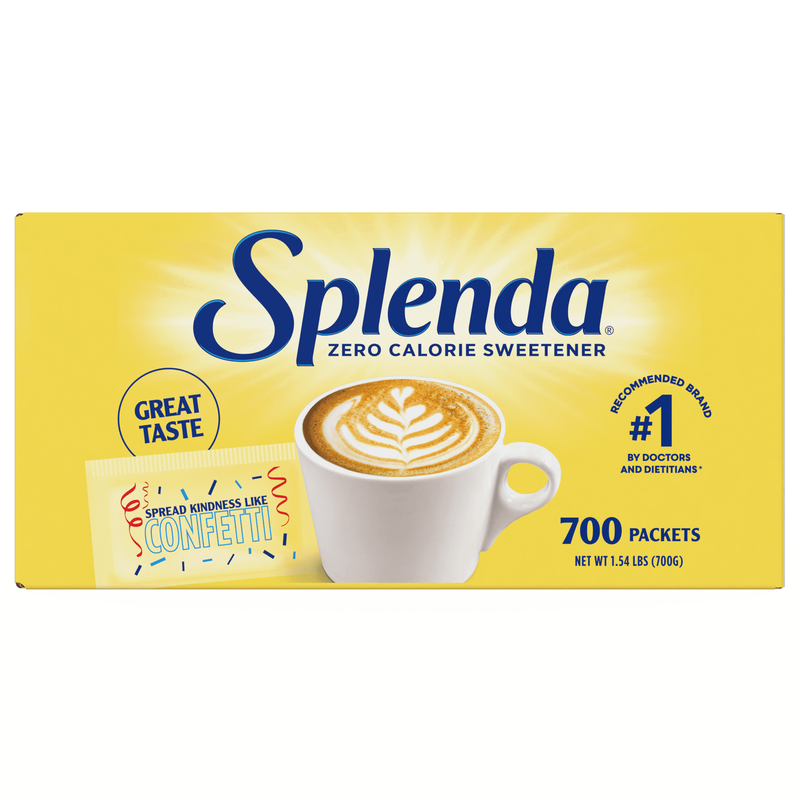 Zero Calorie Sweetener, Sugar Substitute Packets, 700 Count, Cardboard