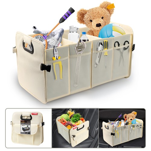 Trunk Cargo Organizer Collapsible Storage Bag for Cars Trucks