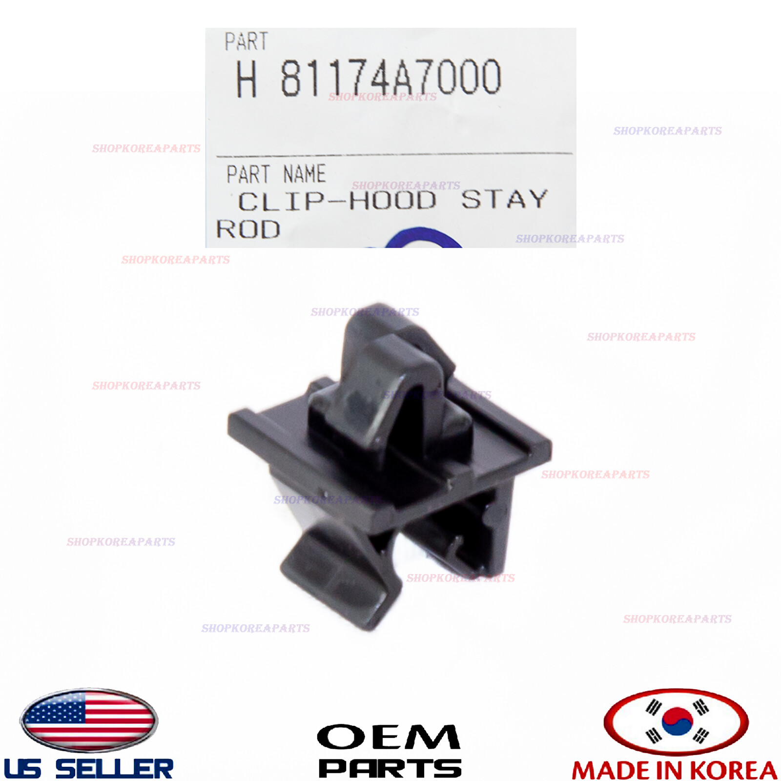 Chevrolet OEM NEW Hood Support Prop Rod Clamp Clip Holder 05-16