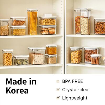 VAKUEN Airtight Food Storage Containers 4-piece/Set BPA Free 100% Leak Proof ...