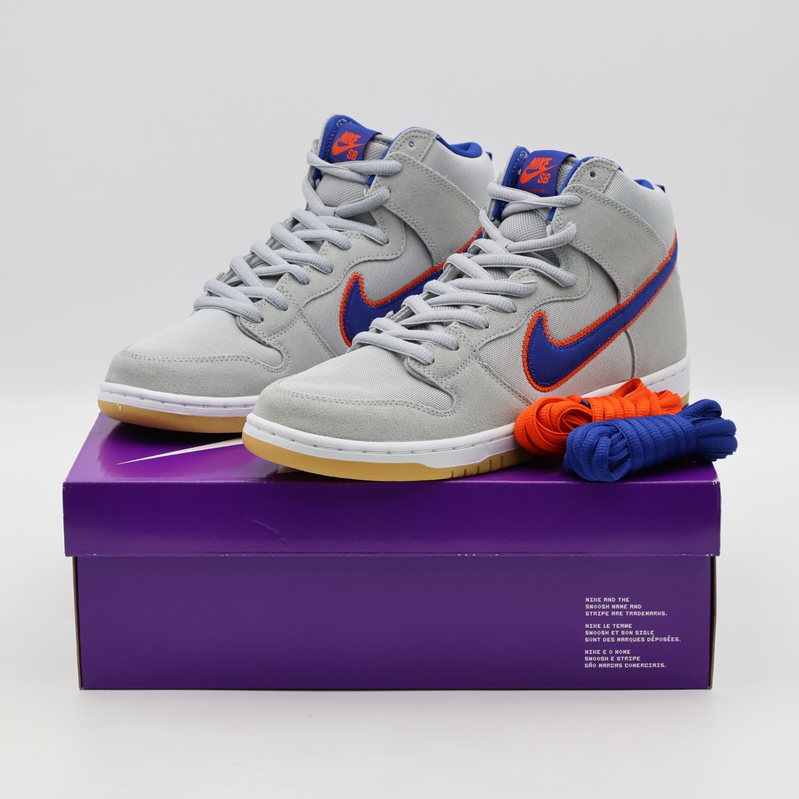 DH7155-001 Nike Dunk High SB New York Mets Rush Blue Orange DH7155-001 Nike Dunk High SB New York Mets Rush Blue Orange