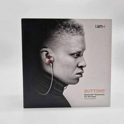 i.am+ BUTTONS Bluetooth Kopfhörer Bluetooth bis 6h Musikwiedergabe Rosa