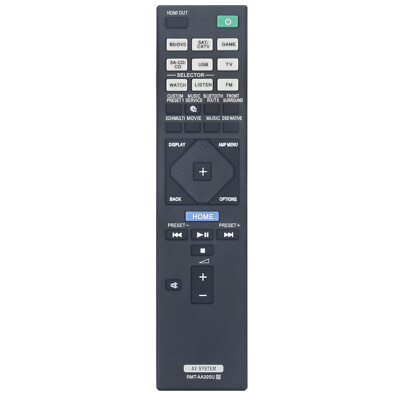 RMT-AA320U Remote Fit for Sony MULTI CHANNEL AV RECEIVER STR-ZA810ES STR-DN1080