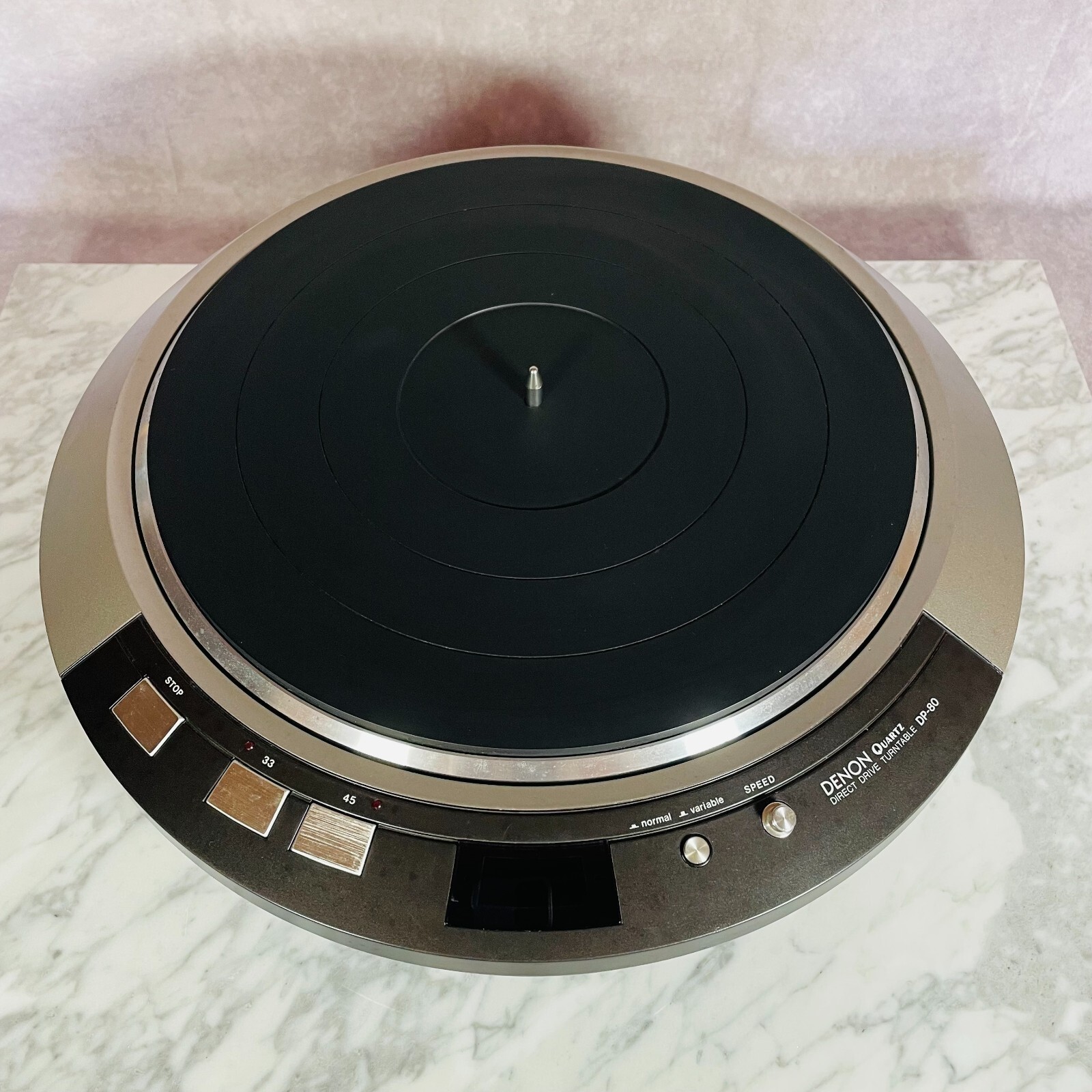 DENON デノン やすく ターンテーブル DP-47F 1987年製