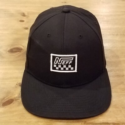 Neff Hat Cap Snapback Black One Size Skate Skateboarding