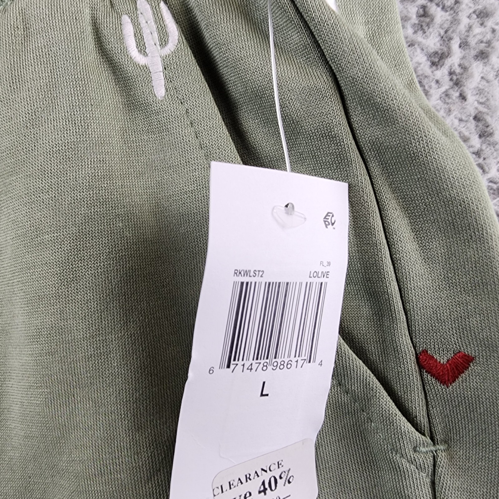 Pj Savage Loungewear Wild Lands Short Women's L Light Olive Drawstring Waistband - Picture 13 of 14