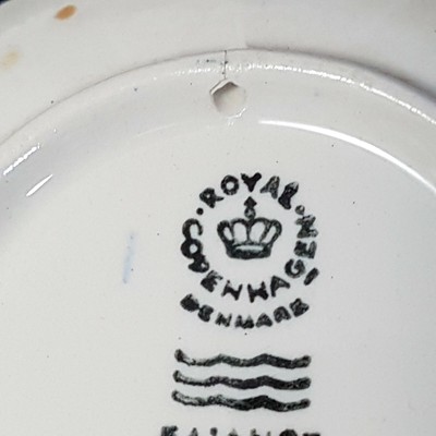 Royal Copenhagen Fajance Tonder Kirke Plate Wall Hanging Village MIniature 3