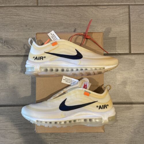 Nike Air Max 97 Off White The Ten Size 8.5 AJ4585-100 White Nike Air Max 97 Off White The Ten Size 8.5 AJ4585-100 White