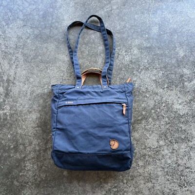 Fjallraven Tote Back Pack Solid Navy Blue G1000