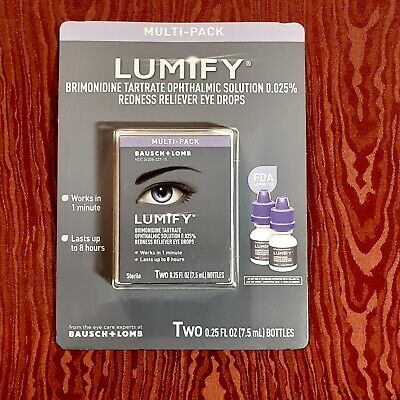 LUMIFY Redness Reliever Eye Drops (.25 fl. oz, 2 pk.) Travel Size Exp 01-2024 