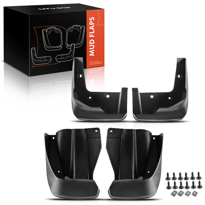 For Honda Odyssey 2009-2013 Mud Flaps Spalsh Guards Passenger Van Front & Rear