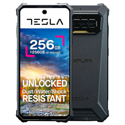 TESLA EXPLR 9 256GB Smartphone | Rugged Phone | Unlocked | Android