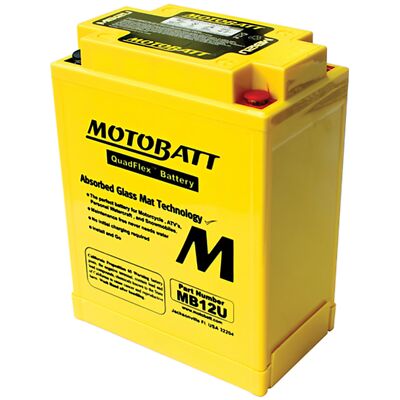 Motobatt Battery For Honda VF750C V45 Magna 750cc 88 1988 YB12A-A YB12AAS