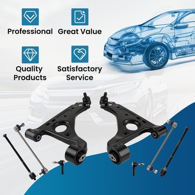 8pcs Front Suspension Lower Control Arms w/ Ball Joint For Chevy Trax 2013-2022