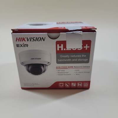 New Open Box HIKVision H.265+ Exir Fixed Dome Network Camera DS-2CD2135FWD-I