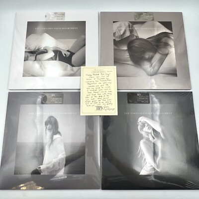 Taylor Swift The Tortured Poets Department Record Vinyl Set TTPD RSD Letter Card