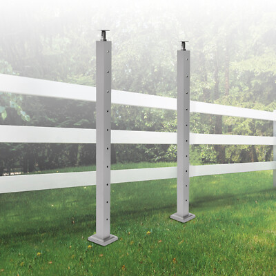 Stainless Cable Railing Post 0-90 Angle Handrail Railing w/ Pre-drilled Hole