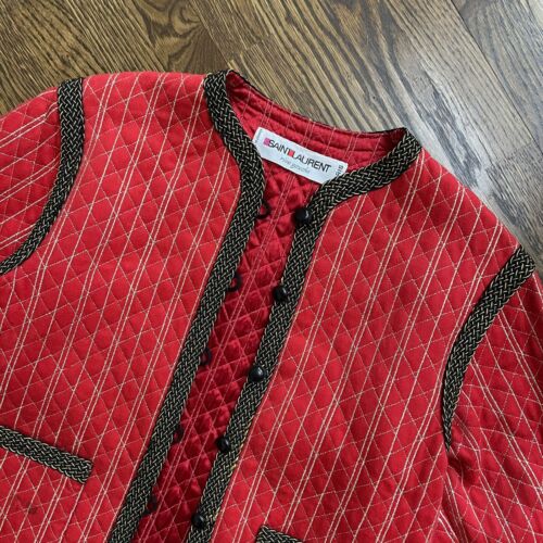 70s Yves St. Laurent Rive Gauche Blazer Russian Collection 70s Yves St. Laurent Rive Gauche Blazer Russian Collection
