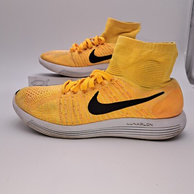 Nike LunarEpic Flyknit 'Laser Orange' Shoes Size 10 818676-801 M3