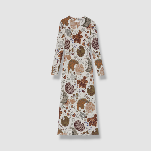 Pre-owned Lafayette 148 $1498  York Women Ivory Bohemia A-line Midi Dress Size 12 In White