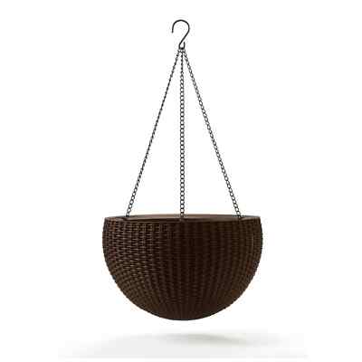 Blumentopf Hanging Sphere mit Hängekette Pflanzampel Hängeampel Hängetopf Deko S