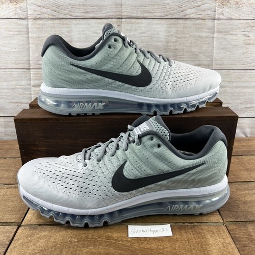 Nike Air Max 2017 Sneakers White Wolf Grey 849559-101 Men