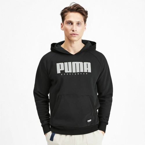 

[580150-51] Мужская флисовая толстовка с капюшоном Puma Athletics, Черный