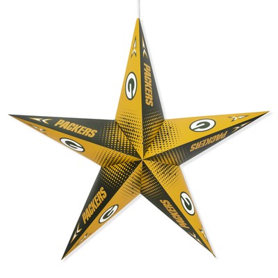 Бумажный фонарь Green Bay Packers с подвесной звездой команды