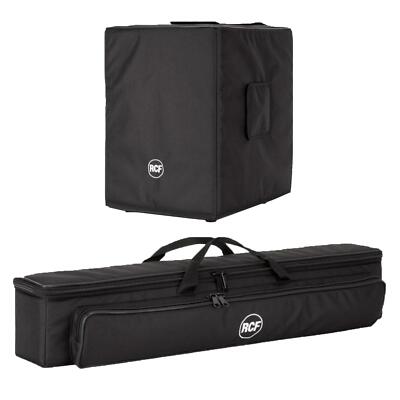 RCF EVOX 12 Protective Travel Subwoofer and Speaker Cover Set