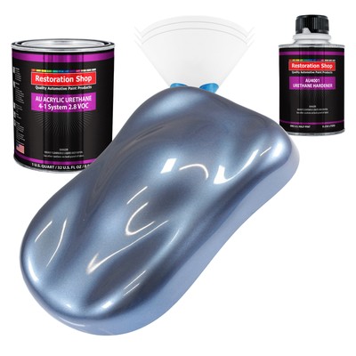 Restoration Shop Sonic Blue Metallic Acrylic Urethane Quart Kit Auto Paint