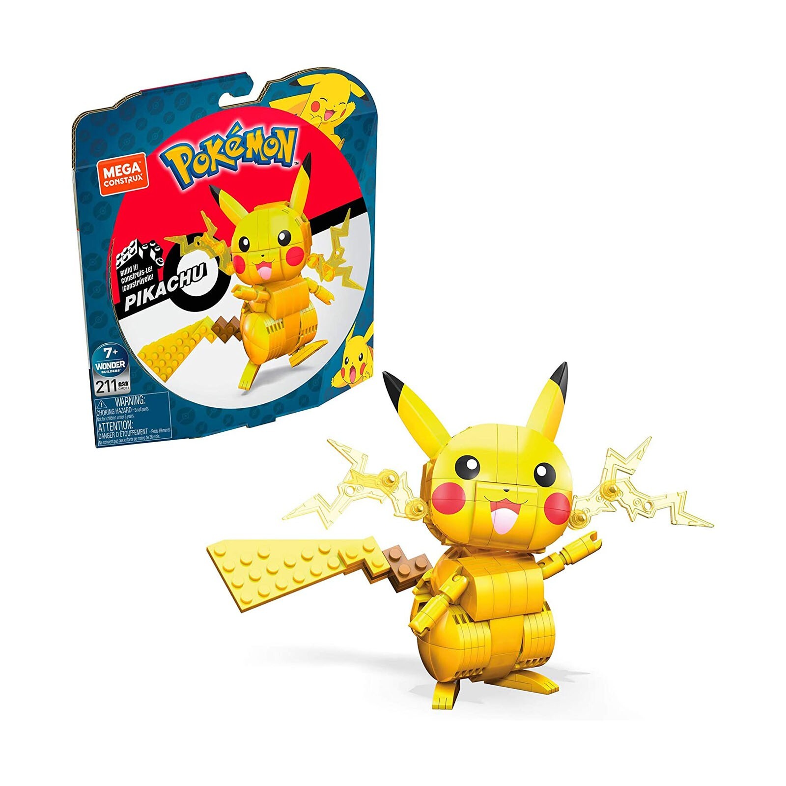 Новый набор Mega Constux Pokemon Wonder Builders Pikachu В НАЛИЧИИ