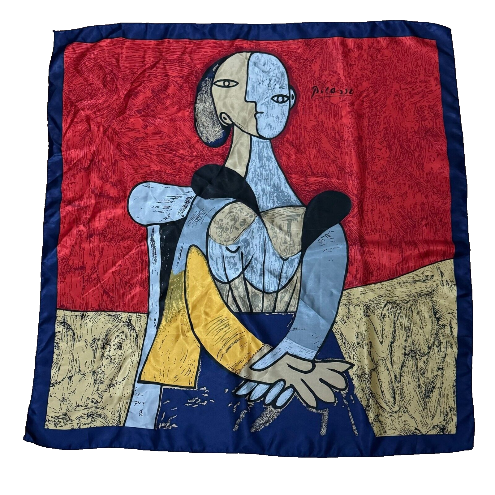 80-90s picaso vintage scarf ピカソ ヴィンテージ
