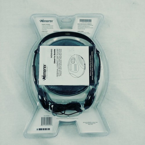 Memorex MD6460 Personal CD Player CD-R/RW 60 Second Anti Shock New Sealed New