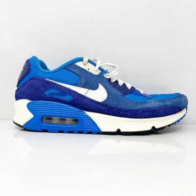 

Nike Boys Air Max 90 SE DB4179-400 Синие повседневные кроссовки, размер 7 лет, Синий, Air Max 90 SE