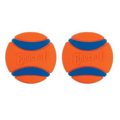 Ultra Ball Dog Toy, Medium (2.5 Inch Diameter) Pack of 2, for breeds 20-60 lbs