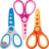 GAIFONGRE 3 Pcs Toddler Plastic Safety Scissors for Kids, Small Blunt Tip Plastic 4.5