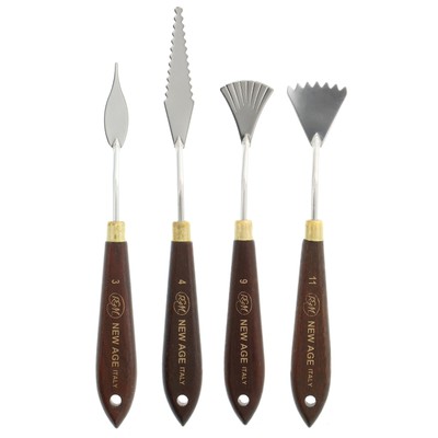 RGM SET of 4 New Age Painting Knife Set, 4-Pieces, Multi