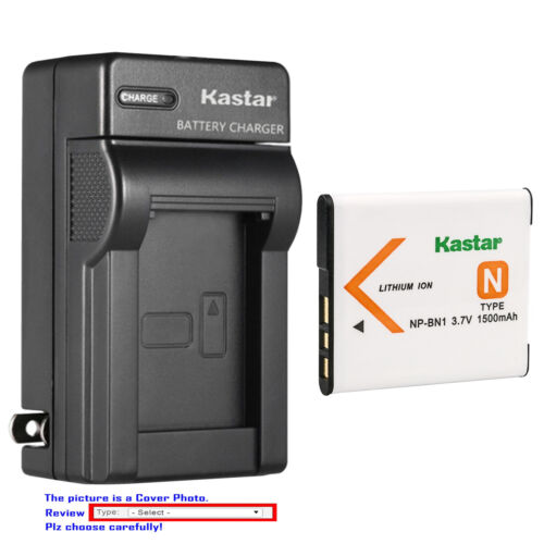 Kastar Battery Wall Charger for Sony NP-BN1 BC-CSN & Sony Cyber-shot DSC-W830