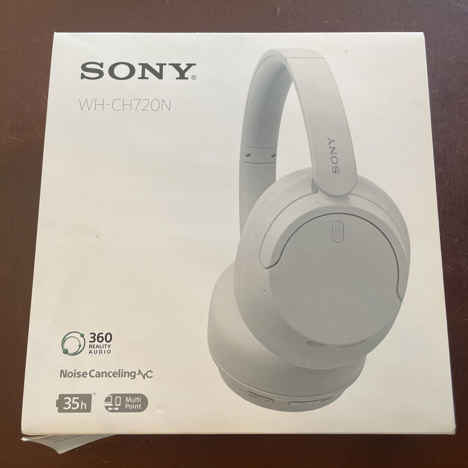 New Sony WH-CH720N Wireless Over-Ear Headphones - White New Sony WH-CH720N Wireless Over-Ear Headphones - White