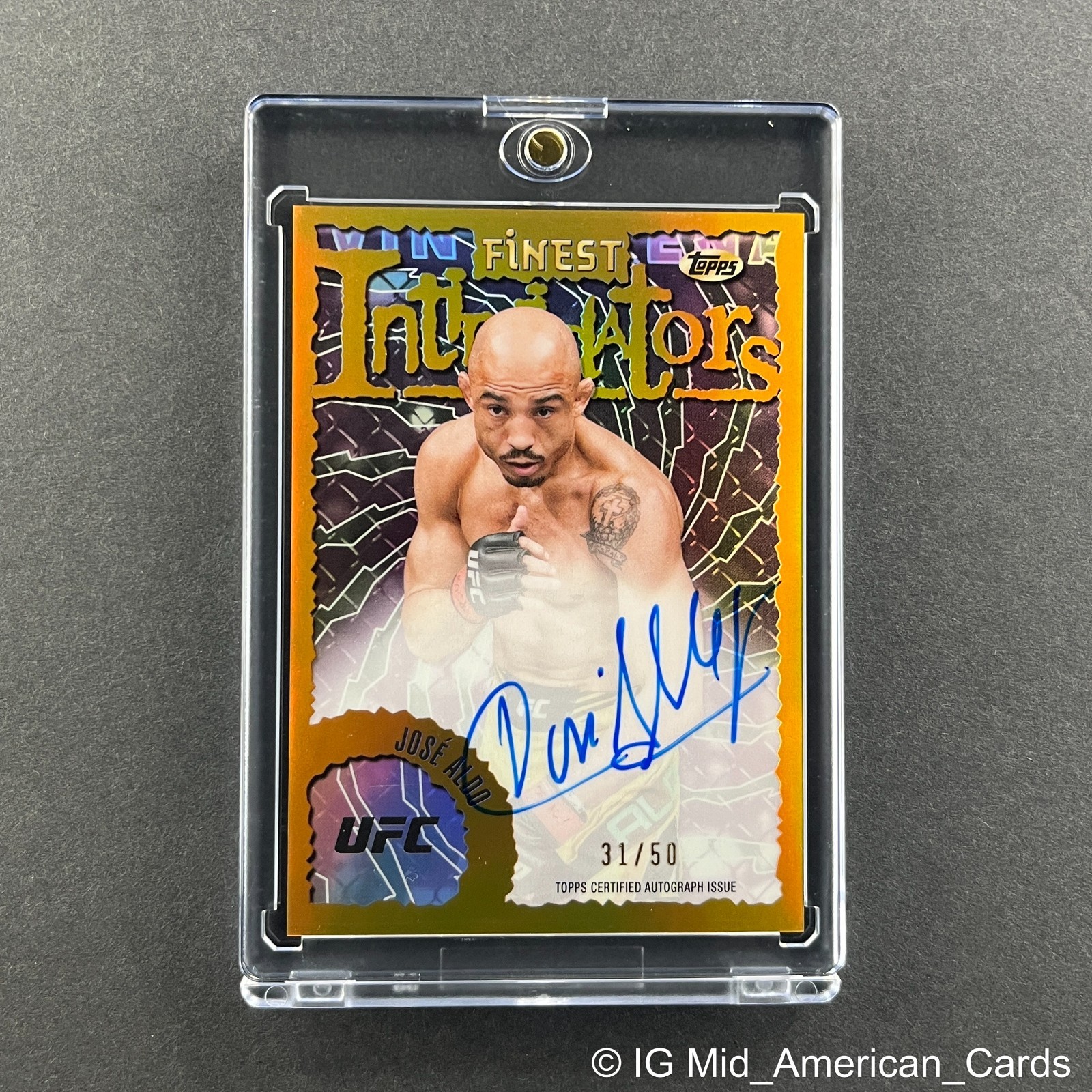 その他 Jose Aldo Autographed Relic card Auto-Relic # to 25 or Lower - José Aldo - 2024 UFC TOPPS