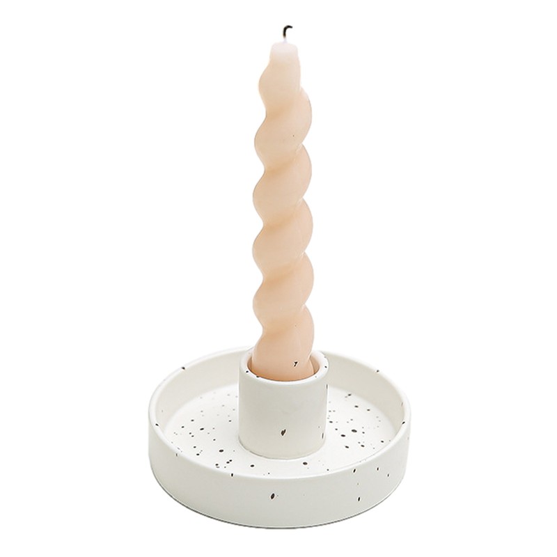 Nordic Ceramic Candlestick Candle Holder Stand Wedding Ornament Home Gift Decor