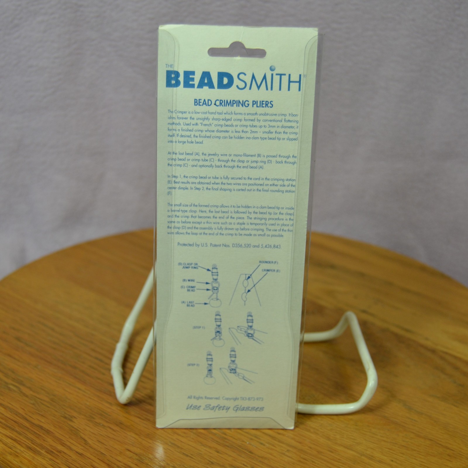 BeadSmith Bead Crimping Pliers for French Crimp Beads and Crimp Tubes up to 3mm