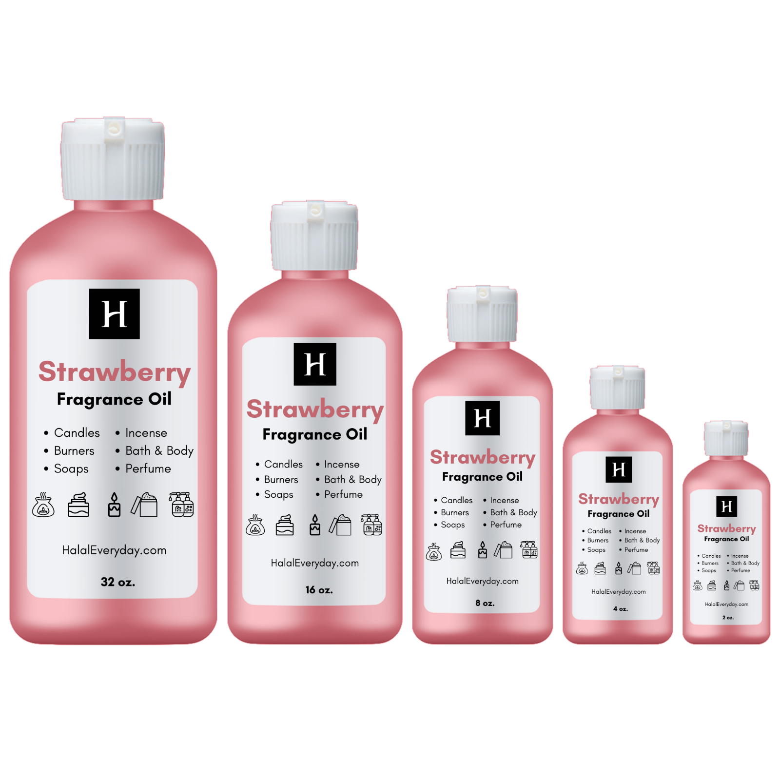 Fragrance Oil 4 oz. For Soap Making Candle Burner Incense Perfume Warmer Scented