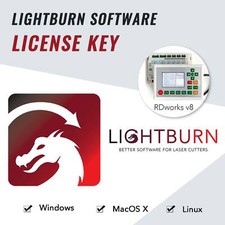 LightBurn License Key Compatible RDworks V8 F/ Laser ...