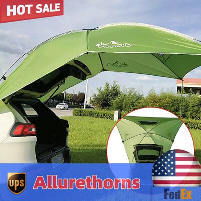 Car SUV Truck Tent Awning Rooftop Camping Travel Shelter Sunshade Canopy Outdoor