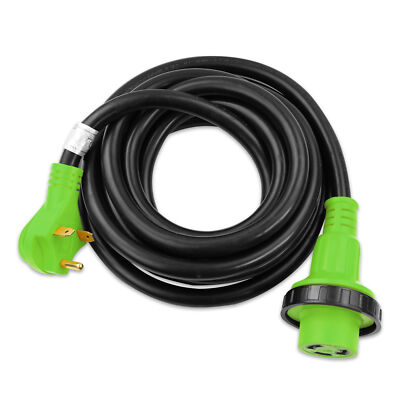 10 foot 30 amp RV Extension Cord Power Supply Cable for Trailer Motorhome Camper