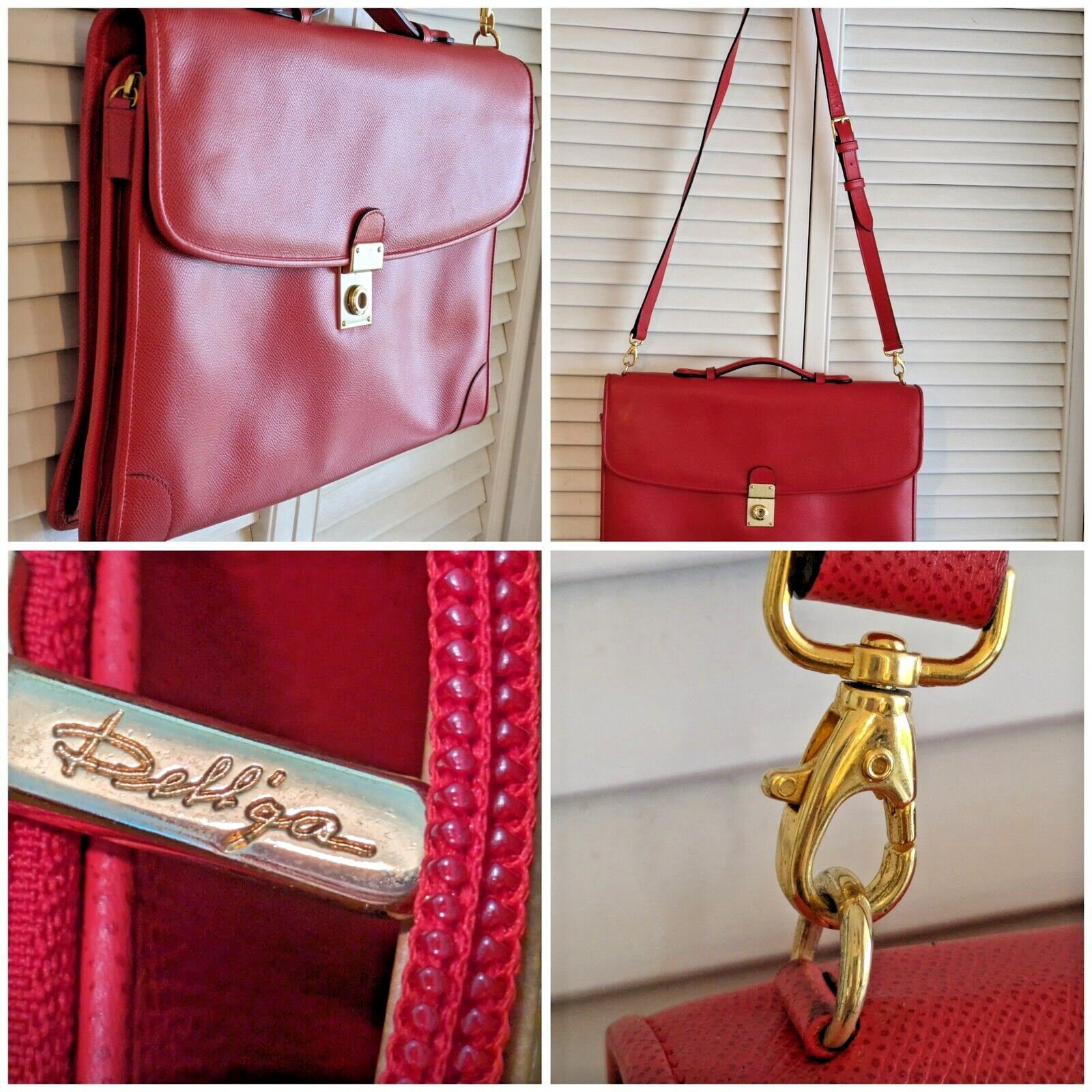 イタリアミラノ★DELL'EST★Sonoma Bag Canvas イタリアミラノ☆DELL'EST☆Glinda Bag Solid ショルダーバッグ