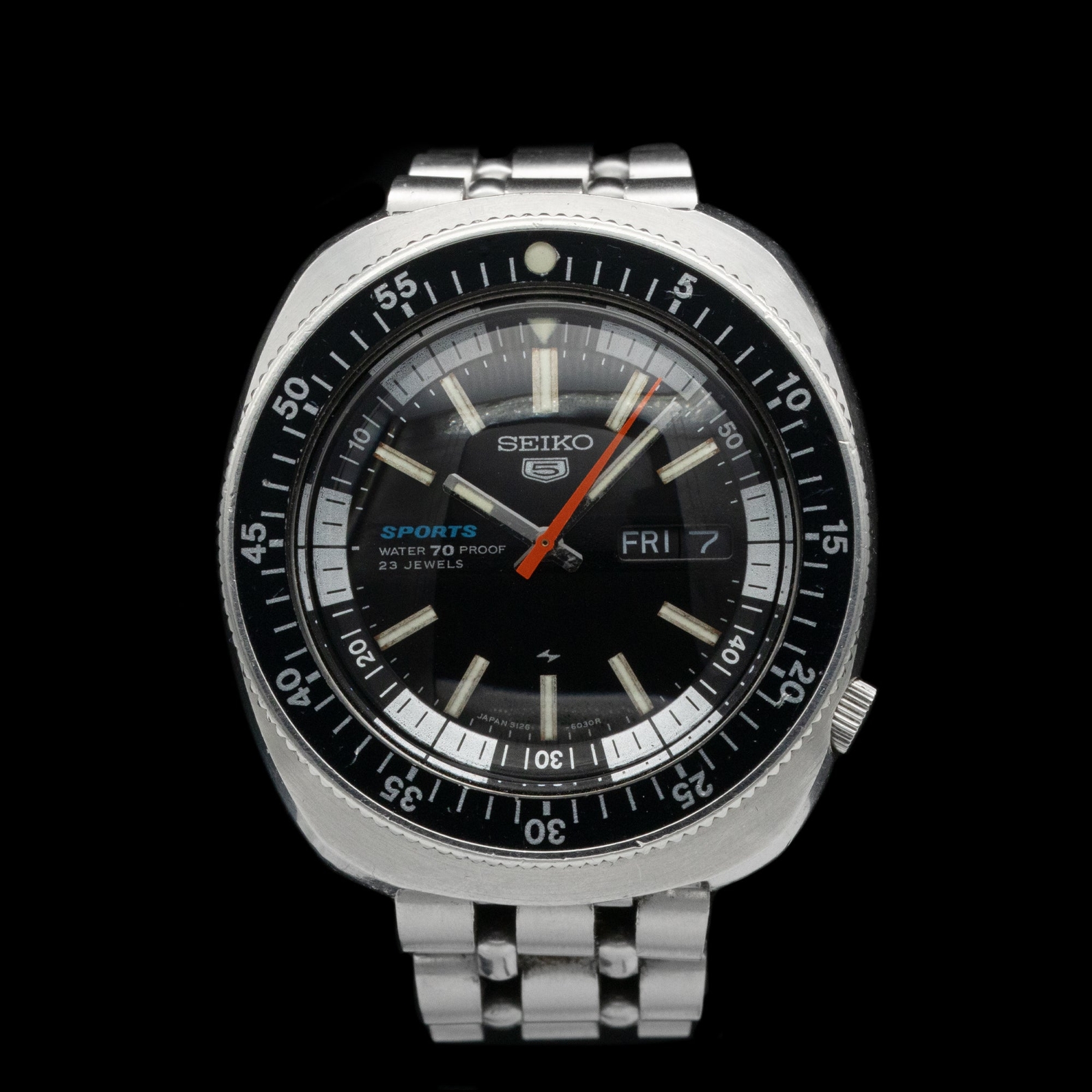 セイコー　5スポーツ(5126-6030)　SEIKO 5 SPORTS Seiko 5 - 1969 Sports Double Hurricane 5126-6030 | eBay